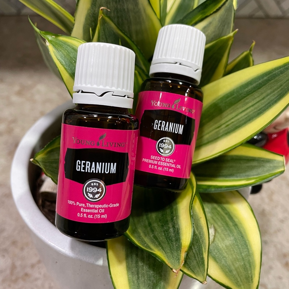 2 Young Living Geranium Essential Oils
